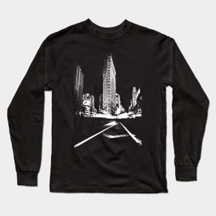 Flat Iron Building NY Long Sleeve T-Shirt